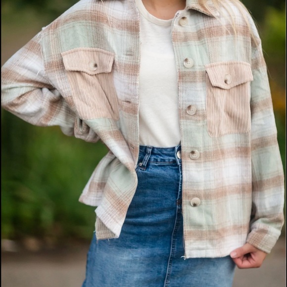 Polagram Plaid patch jacket - Picture 4 of 6